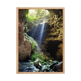 Affiche de La Réunion Caverne du Mapou 50 × 70 cm / Oak - photographie Franck Grondin
