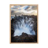 Affiche de La Réunion Le Gouffre du Baril 50 × 70 cm / Oak - photographie Franck Grondin