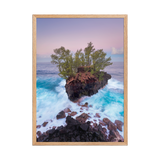 Affiche de La Réunion Le Parc à Cabri à l'Heure Bleue 50 × 70 cm / Oak - photographie Franck Grondin