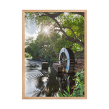Affiche de La Réunion Le Moulin de la Tour des Roches 50 × 70 cm / Oak - photographie Franck Grondin