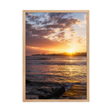 Affiche de La Réunion Saint-Pierre depuis Terre-Sainte 50 × 70 cm / Oak - photographie Franck Grondin