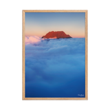 Affiche de La Réunion Gros Morne, Mer de Nuages 50 × 70 cm / Oak - photographie Franck Grondin