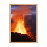 Affiche de La Réunion Coulée d'Août 2015 50 × 70 cm / Oak - photographie Franck Grondin