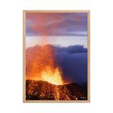 Affiche de La Réunion Rivière de Lave, Août 2015 50 × 70 cm / Oak - photographie Franck Grondin