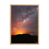 Affiche de La Réunion Éruption sous les Étoiles, Février 2019 50 × 70 cm / Oak - photographie Franck Grondin
