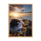 Affiche de La Réunion Le Dragon de Pierre de Saint-Leu 50 × 70 cm / Oak - photographie Franck Grondin