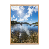 Affiche de La Réunion Le Lac Argamasse 50 × 70 cm / Oak - photographie Franck Grondin