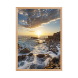 Affiche de La Réunion Crépuscule près du Gouffre 50 × 70 cm / Oak - photographie Franck Grondin
