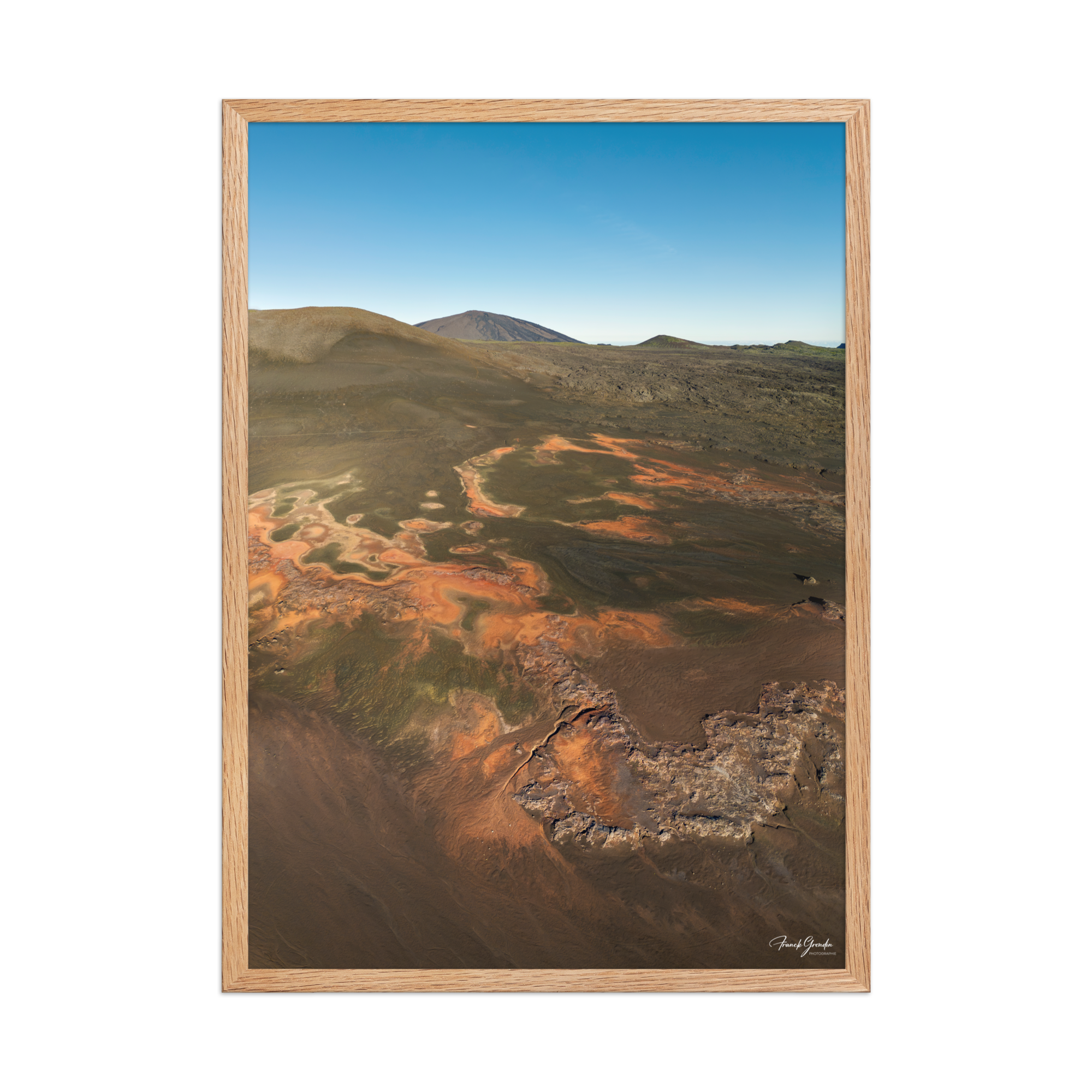 Affiche de La Réunion La Plaine des Sables 50 × 70 cm / Oak - photographie Franck Grondin
