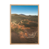 Affiche de La Réunion La Plaine des Sables 50 × 70 cm / Oak - photographie Franck Grondin