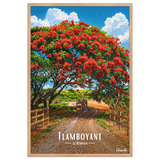 Affiche de la Réunion Flamboyant des champs 61 × 91 cm / Oak - Univile