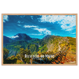 Affiche de la Réunion Belvédère du Maïdo horizontal 61 × 91 cm / Oak - Univile