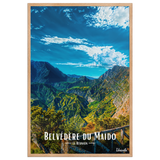 Affiche de la Réunion Belvédère du Maïdo 61 × 91 cm / Oak - Univile