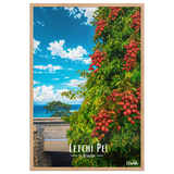 Affiche de la Réunion Letchi Péi 61 × 91 cm / Oak - Univile