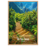 Affiche de la Réunion Ultra Trail 61 × 91 cm / Oak - Univile