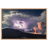 Affiche de La Réunion Tonnerre et Feu 61 × 91 cm / Oak - Univile La Réunion