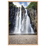 Affiche de La Réunion Cascade Niagara 61 × 91 cm / Oak - Univile La Réunion