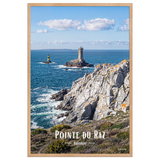 Affiche de Bretagne Pointe du Raz 61 × 91 cm / Oak - Univile Bretagne