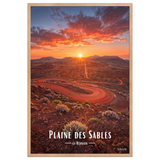 Affiche de La Réunion Plaine des Sables 61 × 91 cm / Oak - Univile La Réunion