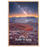 Affiche de La Réunion Plaine de Givre 61 × 91 cm / Oak - Univile La Réunion