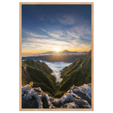 Affiche de La Réunion Rivière des Remparts au Crépuscule 61 × 91 cm / Oak - photographie Franck Grondin