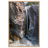 Affiche de La Réunion Cascade de Bras Rouge 61 × 91 cm / Oak - photographie Franck Grondin