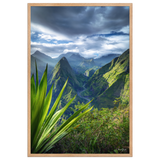Affiche de La Réunion Mafate, Ciel Tourmenté 61 × 91 cm / Oak - photographie Franck Grondin