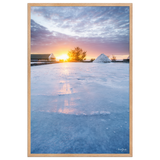 Affiche de La Réunion Les Salines de la Pointe au Sel 61 × 91 cm / Oak - photographie Franck Grondin