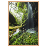 Affiche de La Réunion Cascade de la Ravine Citron Galet 61 × 91 cm / Oak - photographie Franck Grondin
