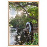 Affiche de La Réunion Le Moulin de la Tour des Roches 61 × 91 cm / Oak - photographie Franck Grondin