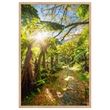 Affiche de La Réunion Le Chemin du Trou de Fer 61 × 91 cm / Oak - photographie Franck Grondin
