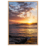 Affiche de La Réunion Saint-Pierre depuis Terre-Sainte 61 × 91 cm / Oak - photographie Franck Grondin