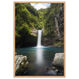 Affiche de La Réunion Cascade de Takamaka 61 × 91 cm / Oak - photographie Franck Grondin