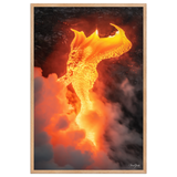 Affiche de La Réunion Robe de Feu, Février 2026 61 × 91 cm / Oak - photographie Franck Grondin