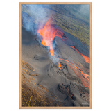 Affiche de La Réunion Coulées d'Octobre 2019 61 × 91 cm / Oak - photographie Franck Grondin