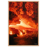 Affiche de La Réunion Coulée de Février 2026 61 × 91 cm / Oak - photographie Franck Grondin