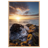 Affiche de La Réunion Le Dragon de Pierre de Saint-Leu 61 × 91 cm / Oak - photographie Franck Grondin
