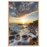 Affiche de La Réunion Crépuscule près du Gouffre 61 × 91 cm / Oak - photographie Franck Grondin