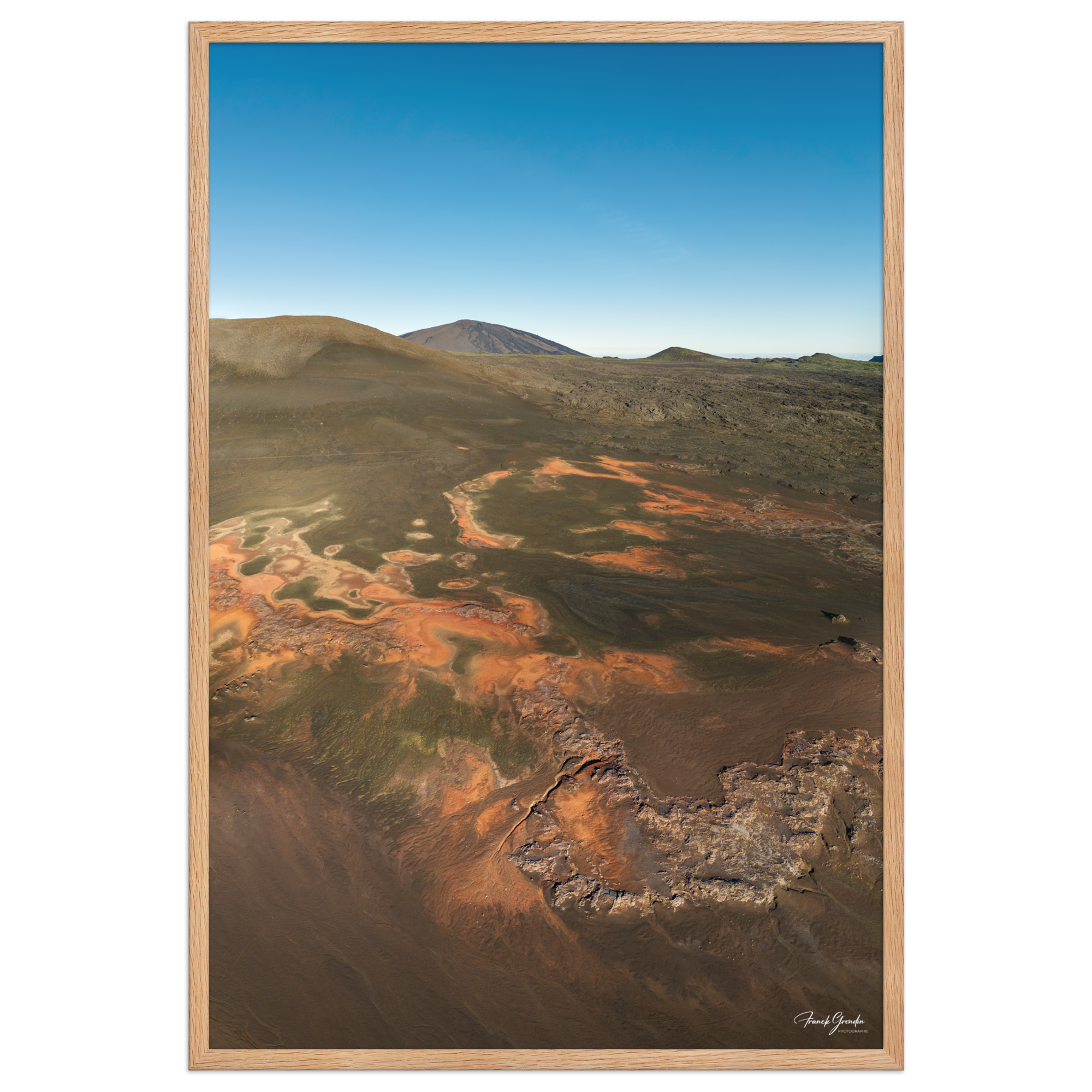 Affiche de La Réunion La Plaine des Sables 61 × 91 cm / Oak - photographie Franck Grondin