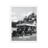 Affiche de la Réunion Car Courant d’Air Noir & Blanc 30 × 40 cm / Blanc - Univile