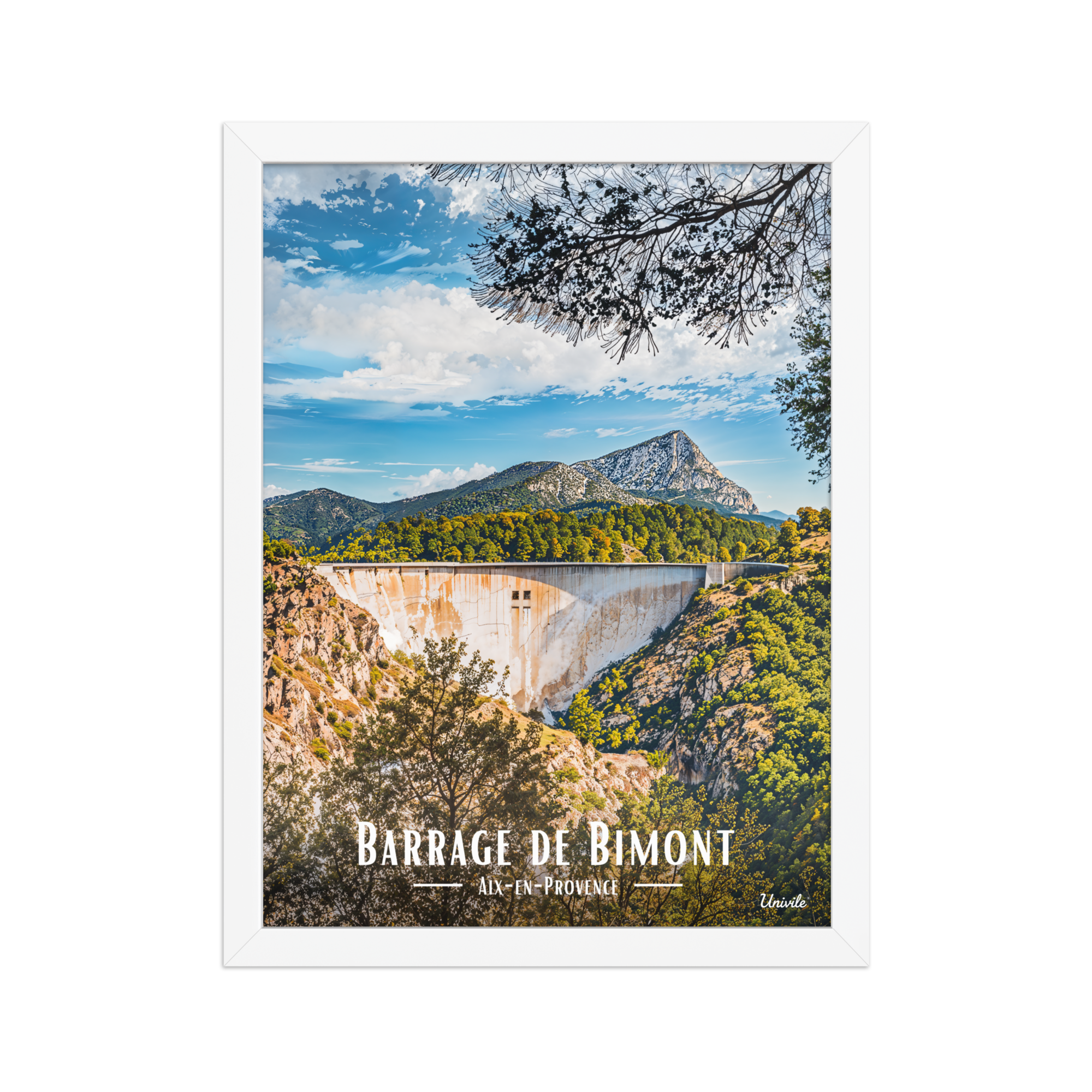 Affiche Barrage de la Sainte-Victoire   - Univ'île