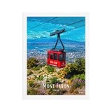 Affiche de Toulon Mont Faron 30 × 40 cm / Blanc - Univile