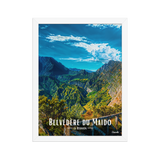 Affiche de la Réunion Belvédère du Maïdo 30 × 40 cm / Blanc - Univile