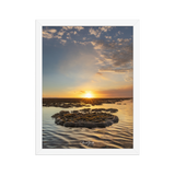 Affiche de La Réunion Marée Basse 30 × 40 cm / Blanc - Univile La Réunion