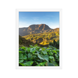 Affiche de La Réunion SUNRISE SALAZIE 30 × 40 cm / Blanc - Univile La Réunion
