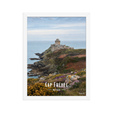 Affiche de Bretagne Cap Fréhel 30 × 40 cm / Blanc - Univile Bretagne