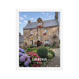 Affiche de Bretagne Locronan 30 × 40 cm / Blanc - Univile Bretagne