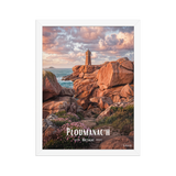 Affiche de Bretagne Ploumanac'h 30 × 40 cm / Blanc - Univile Bretagne