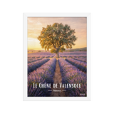 Affiche de Provence Le Chêne de Valensole 30 × 40 cm / Blanc - Univile Provence