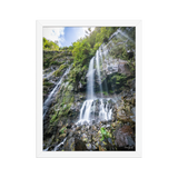 Affiche de La Réunion Grand Galet 30 × 40 cm / Blanc - photographie Franck Grondin